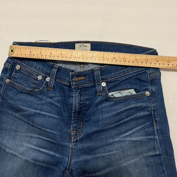J Crew Toothpick Distressed Jeans Size 28 - Picture 6 of 7